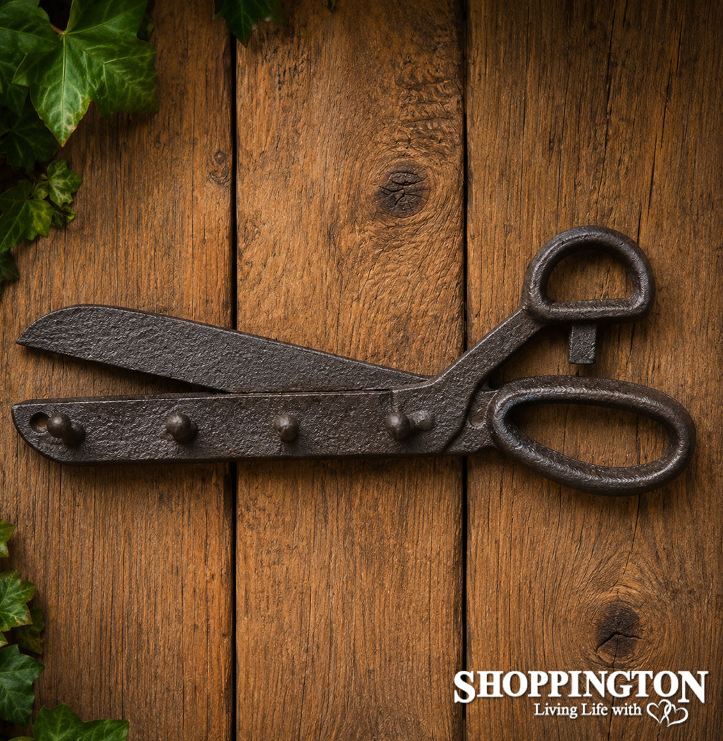 Cast Iron Scissors Key Hook