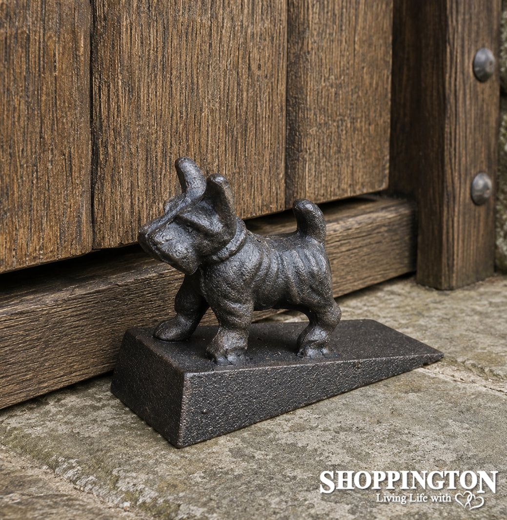Cast Iron Scotty Dog Door Wedge
