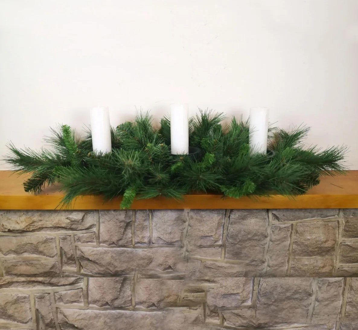 Pine Candle Holder