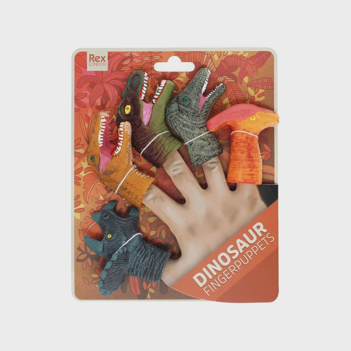 Animal Finger Puppets (Set Of 5) - Dinosaur