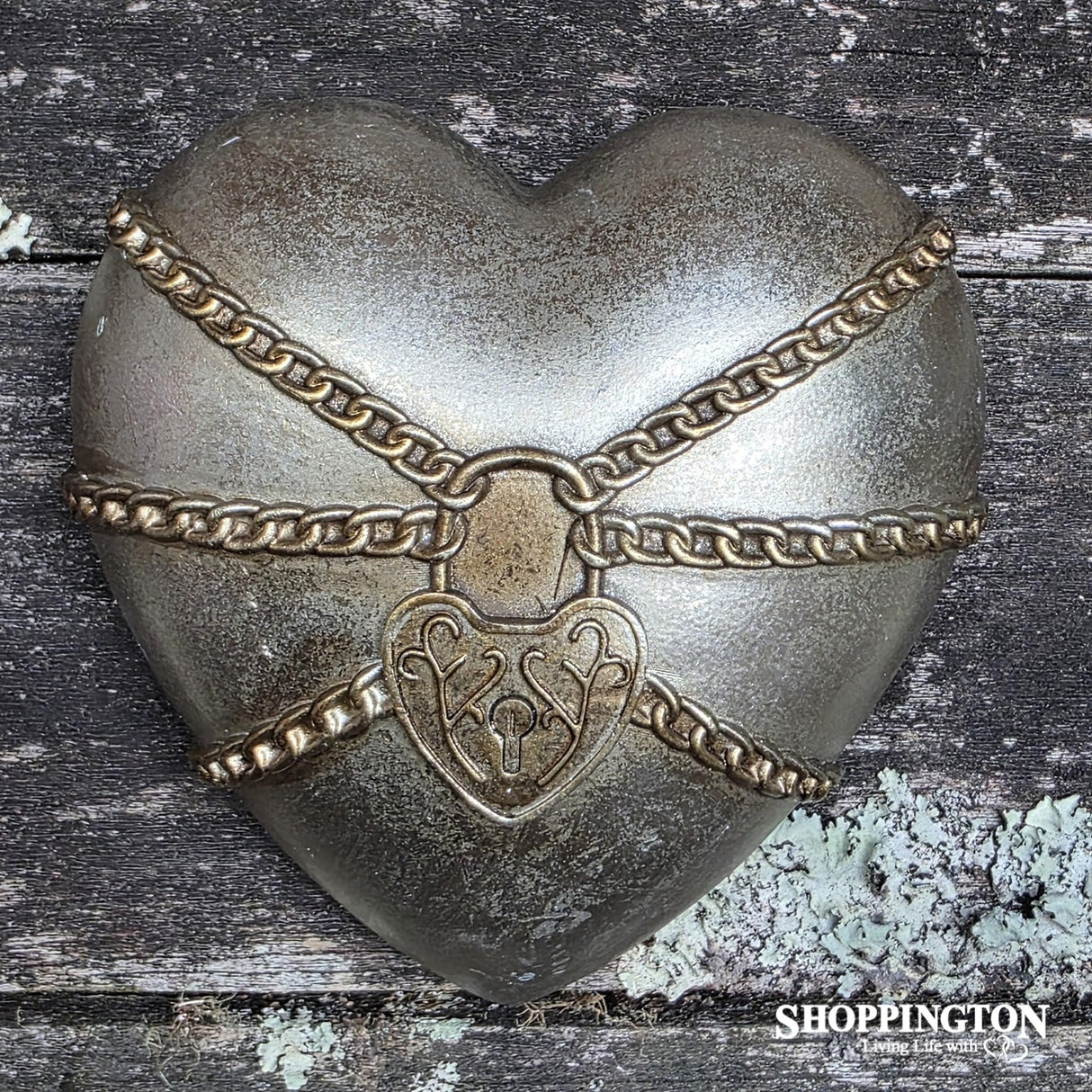 Collectable Heart - Gold Chain Padlock