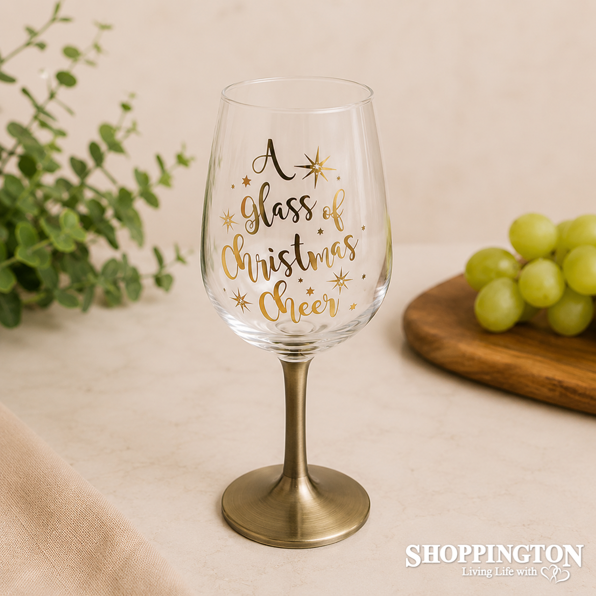 Wine Glass - Christmas Cheer