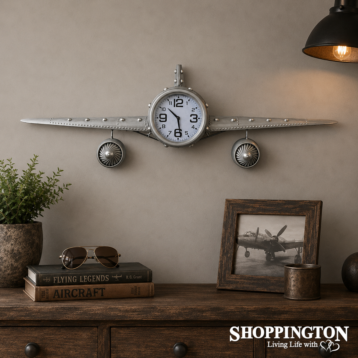 Clock - Wall Aeroplane