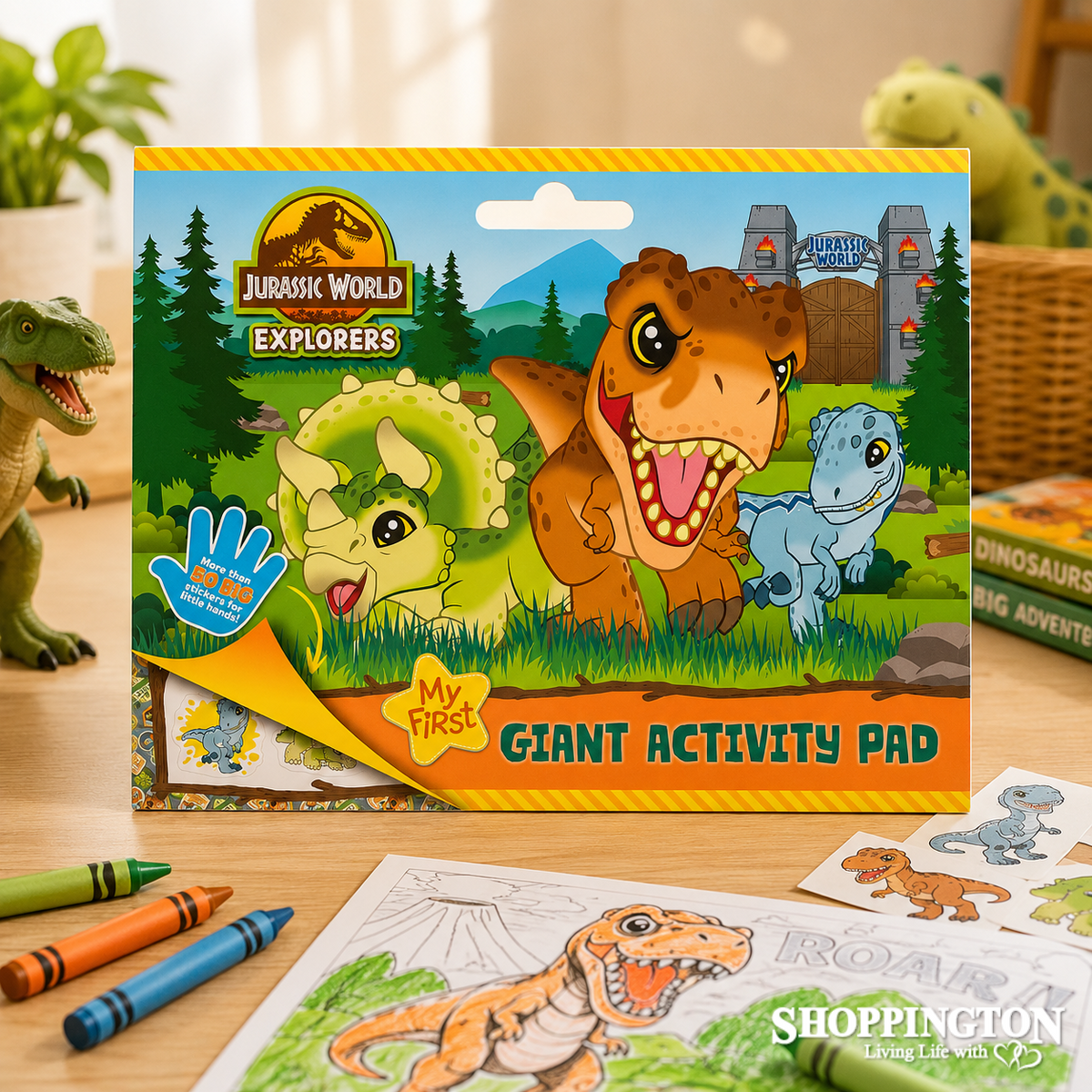 Giant Activity Pad - Jurassic World Explorers