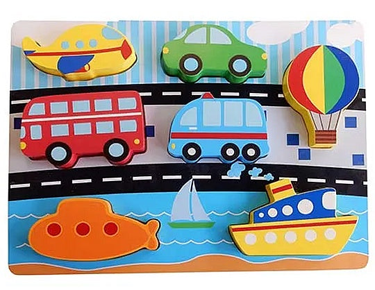 Elf Toys Chunky Puzzles - Transport