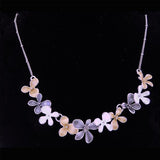 Necklace - Triple Coloured Daisy