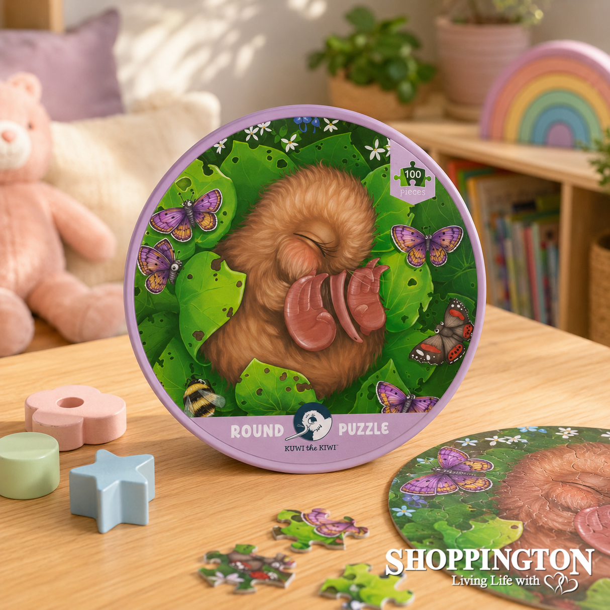Kiwi Dreams 100 Pc Round Puzzle