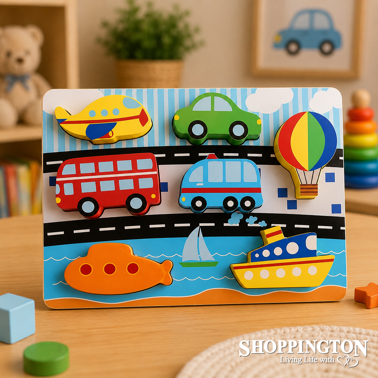 Elf Toys Chunky Puzzles - Transport