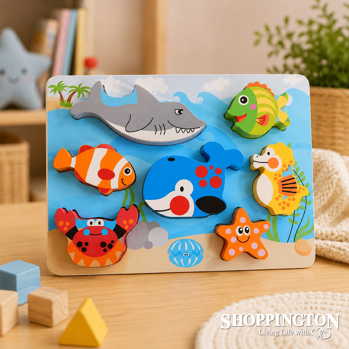 Elf Toys Chunky Puzzles - Sea Life