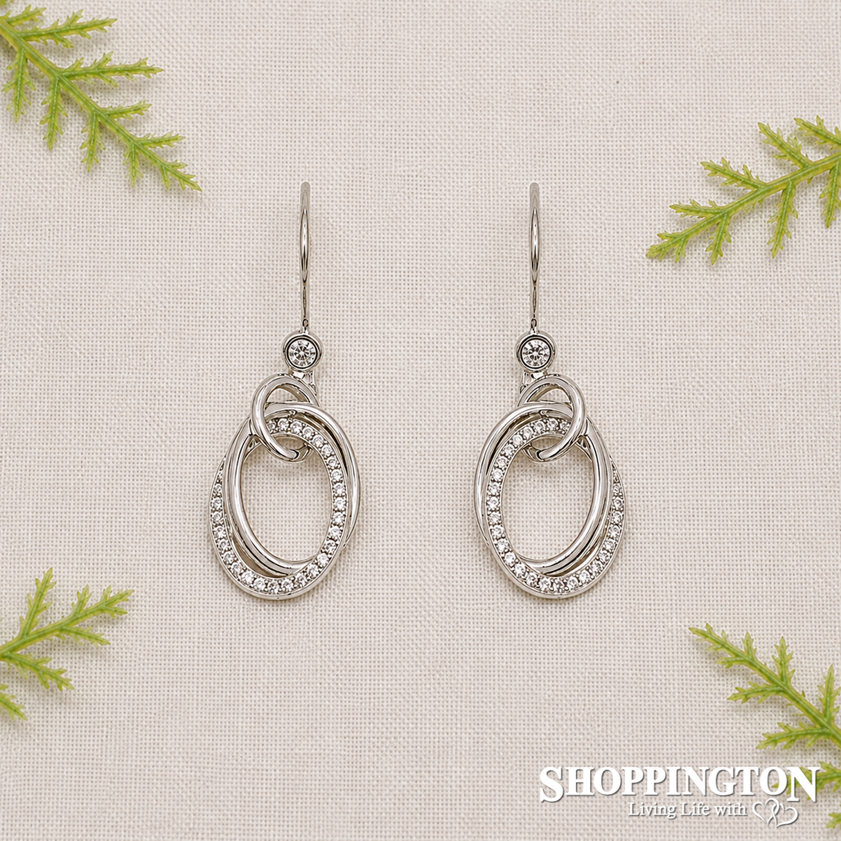 Earrings - Sterling Silver Double Rings