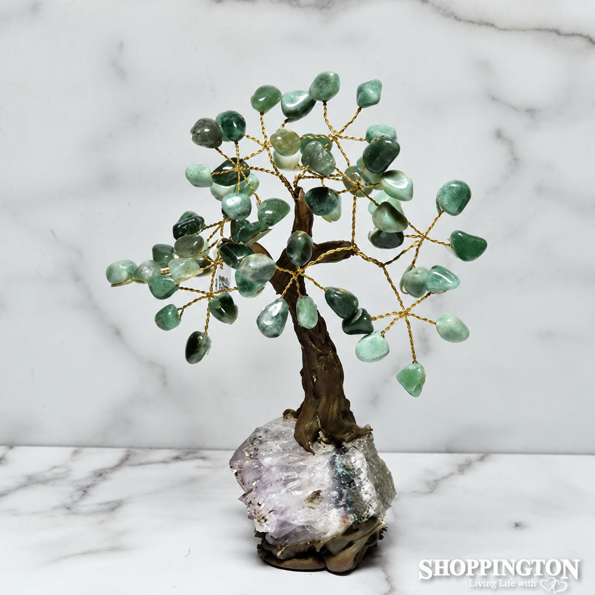 Crystal Gemstone Tree #9 - Aventurine 22cm