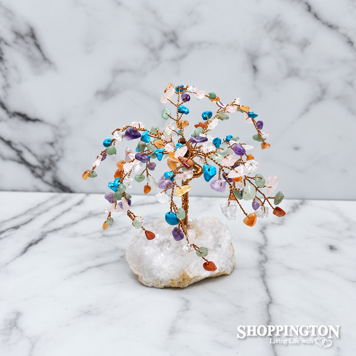 Crystal Tree - Mixed Stones with Crystal Base