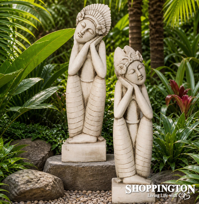 Flower Girl Statue 75cm (head on left)