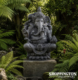 Garden Sculpture - Concrete Ganesha 80cm