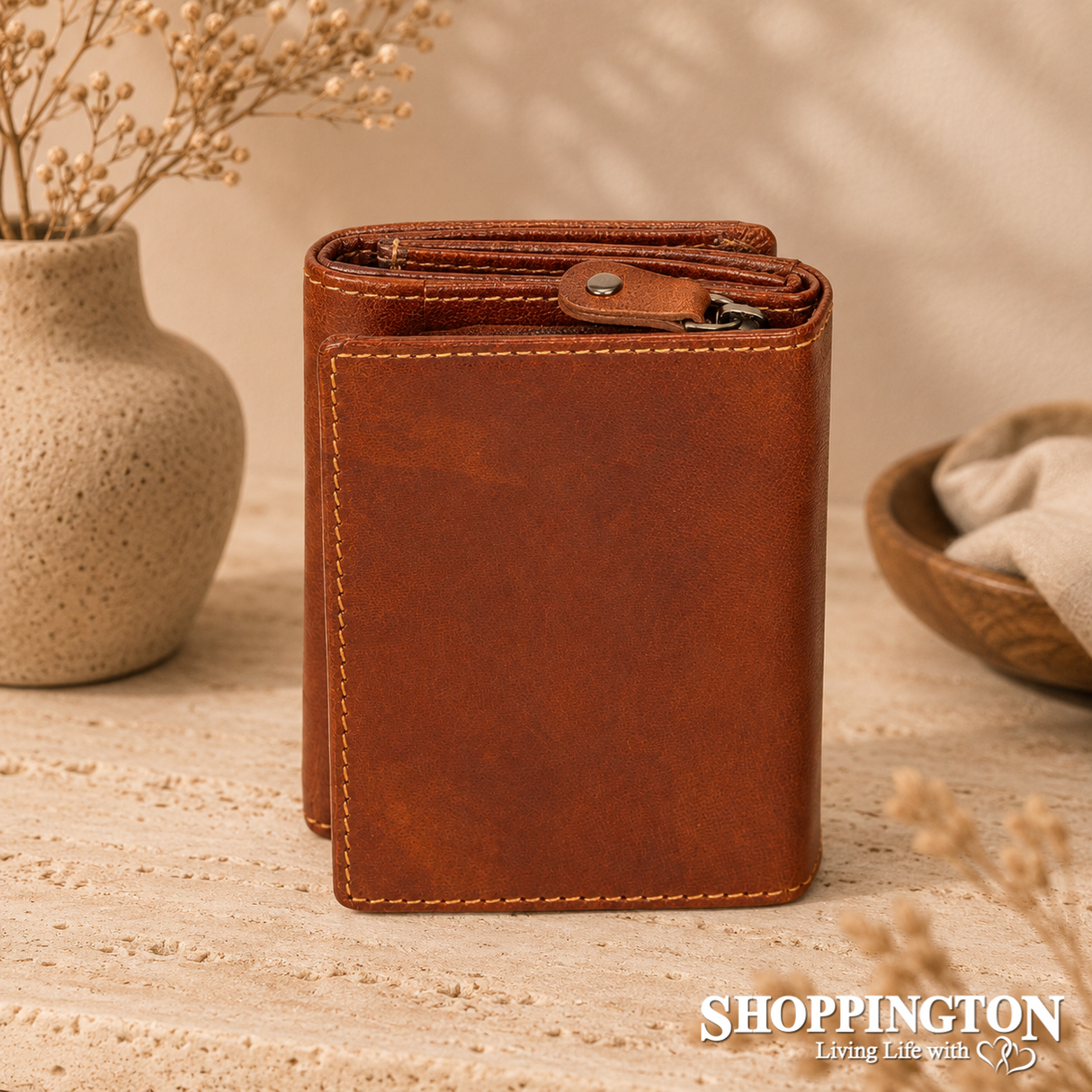 100% Leather Womens Harvest Wallet