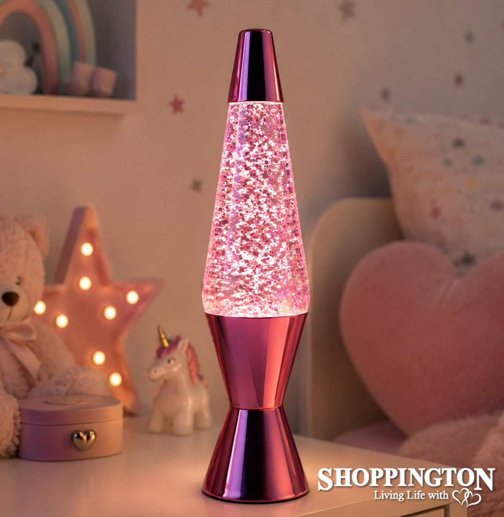 Rose Gold Diamond Glitter Lamp