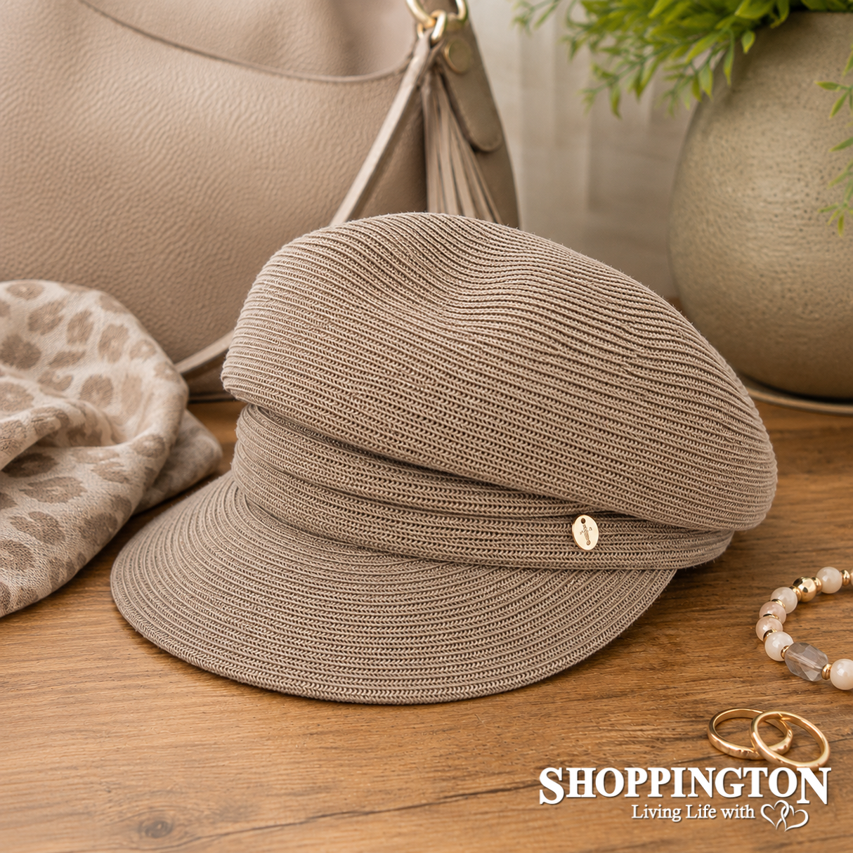 Serena Dress Cap - Mushroom
