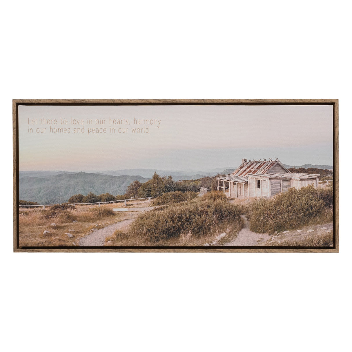 Home Sweet Home - Cottage Sunset Canvas