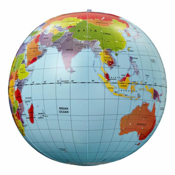 Brainstorm 30cm Inflatable World Globe