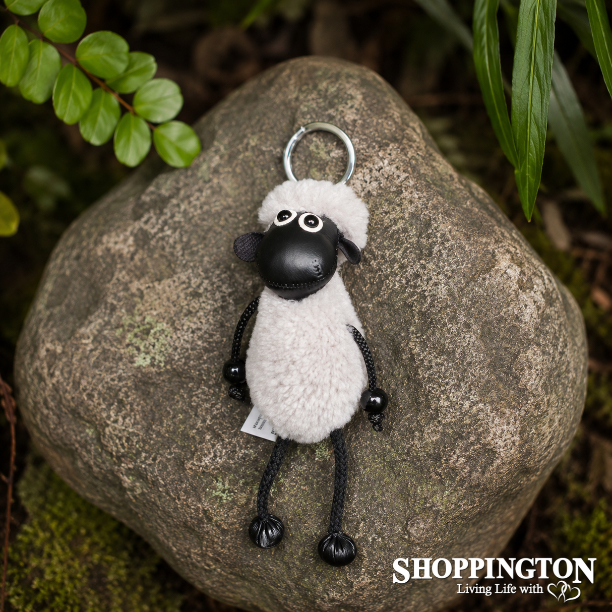 Kiwiana Keyring - Woolly Sheep
