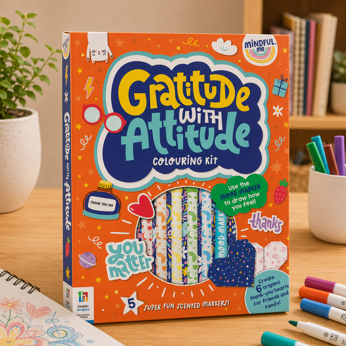 Gratitude with Attitude Colouring Kit