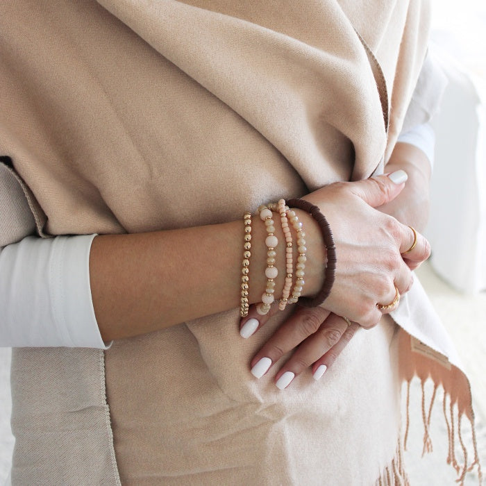 Ivory Whisper 5pc Bracelet Set