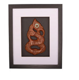 Shadow Box - Wood Carved Manaia