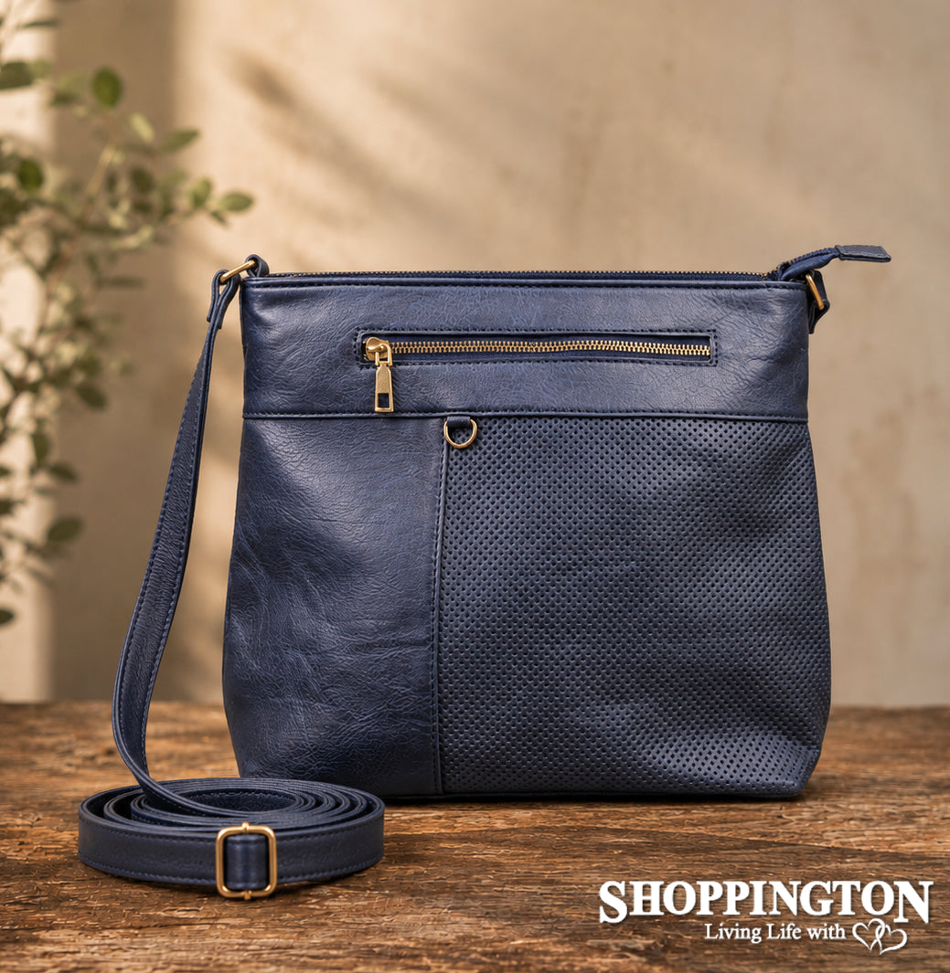 Navy Blue Crossbody Handbag