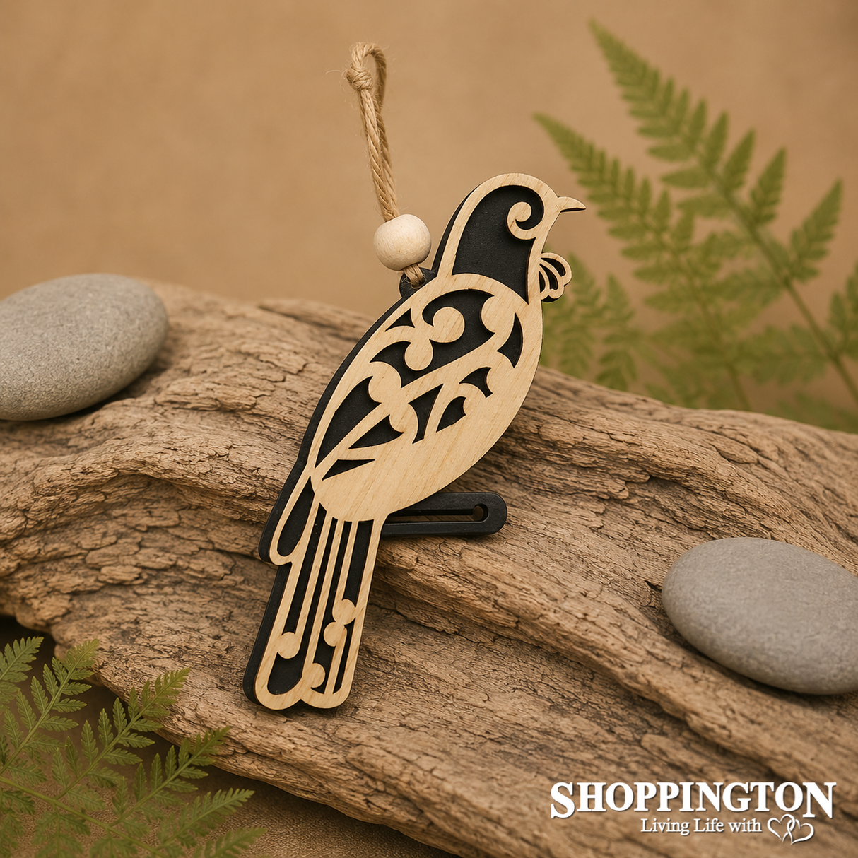 Hanging Ornament - Koru Tui