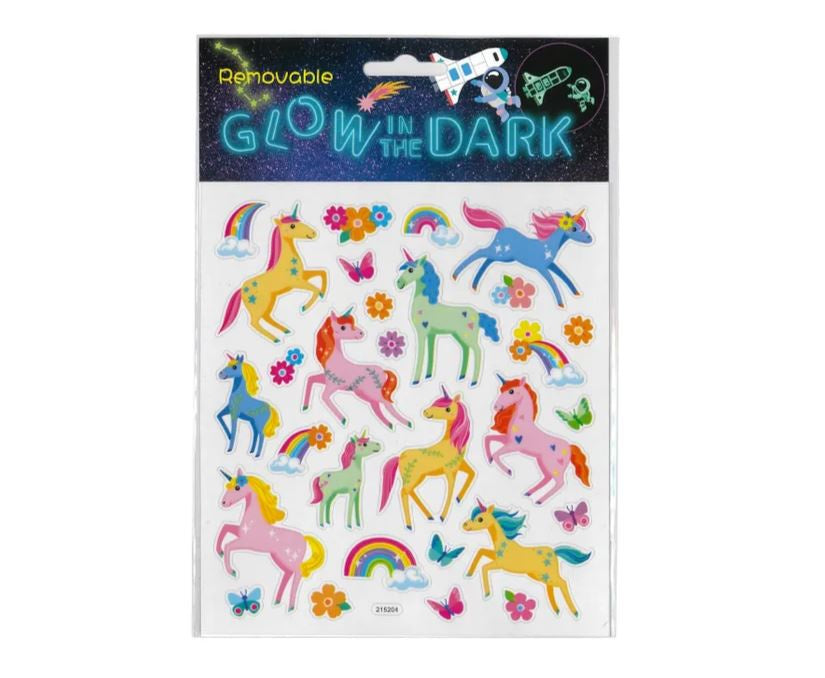 Stickers - Glow In The Dark Unicorns