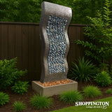 Pebble Effects Water Feature / Grey 75cm x 147cm