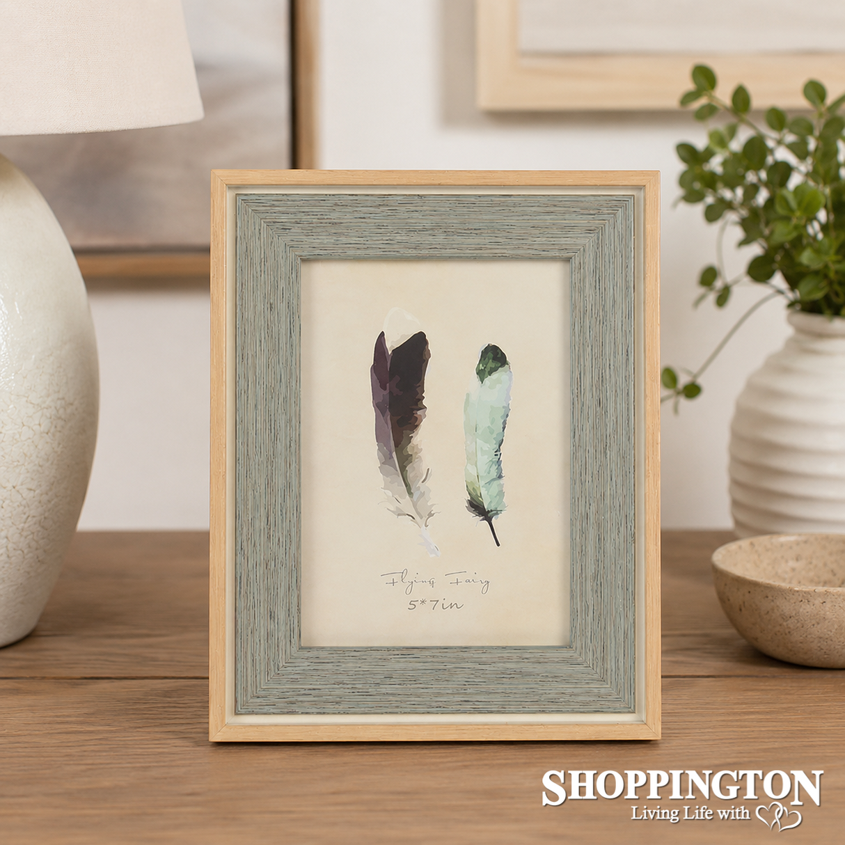 Photo Frame - Kelly Teal Two Tone (med)