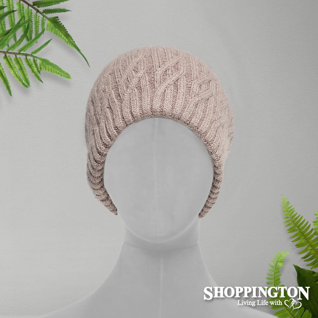 Angora Blend Beanie - Pink
