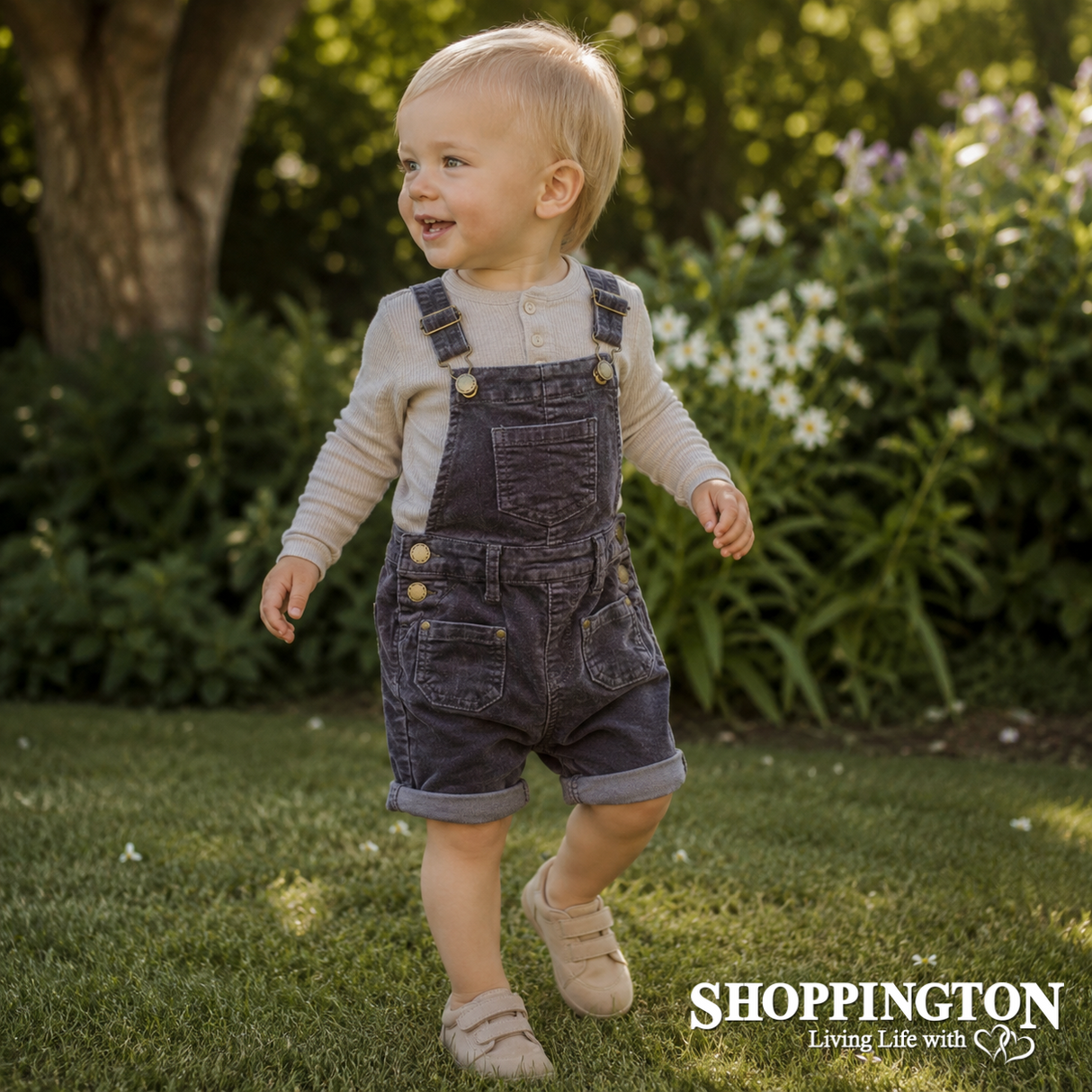 Jamie Kay Chase Cord Overall - Wolf