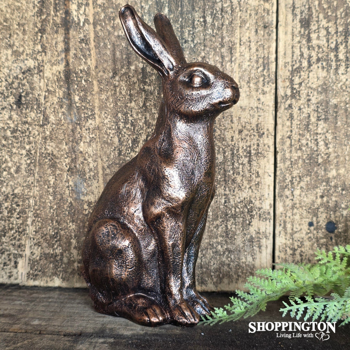 Bronze Sitting Hare 20cm