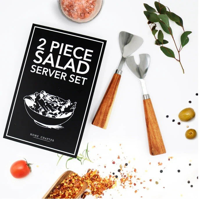 Book Box 2 Piece Salad Server