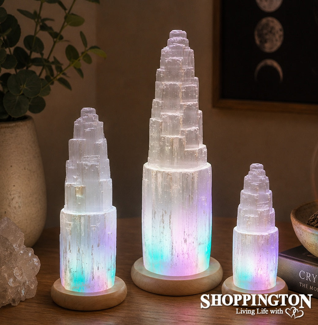 Lamp - Selenite Mood Change 20 x 5cm