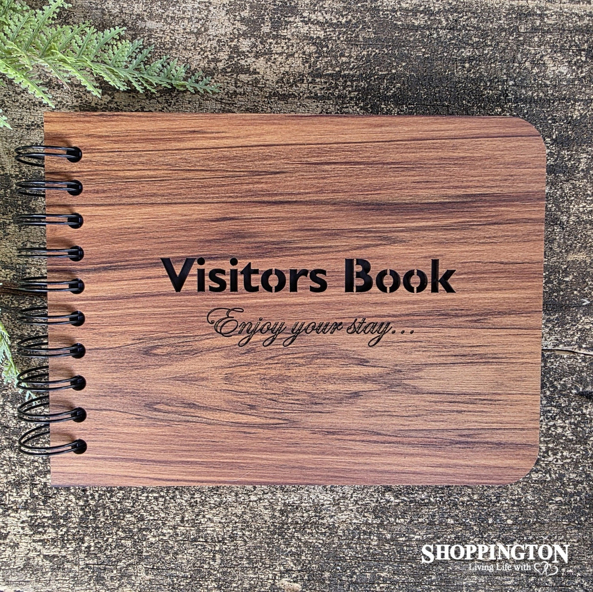 NZ Made Wooden Photo Album A5 Visitors Book