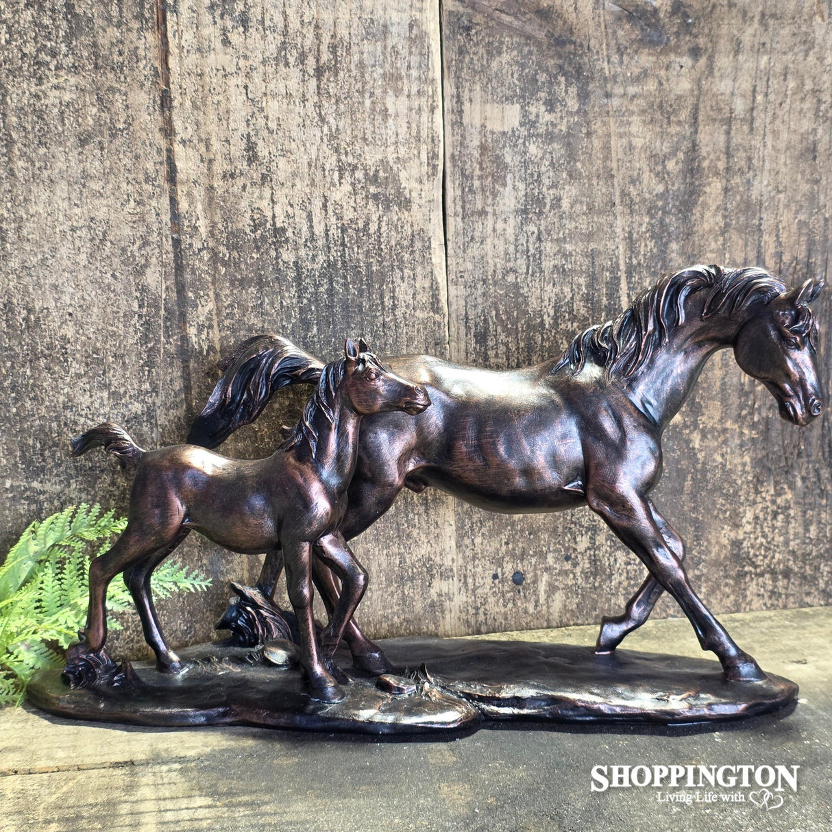 Horse & Foal Statue
