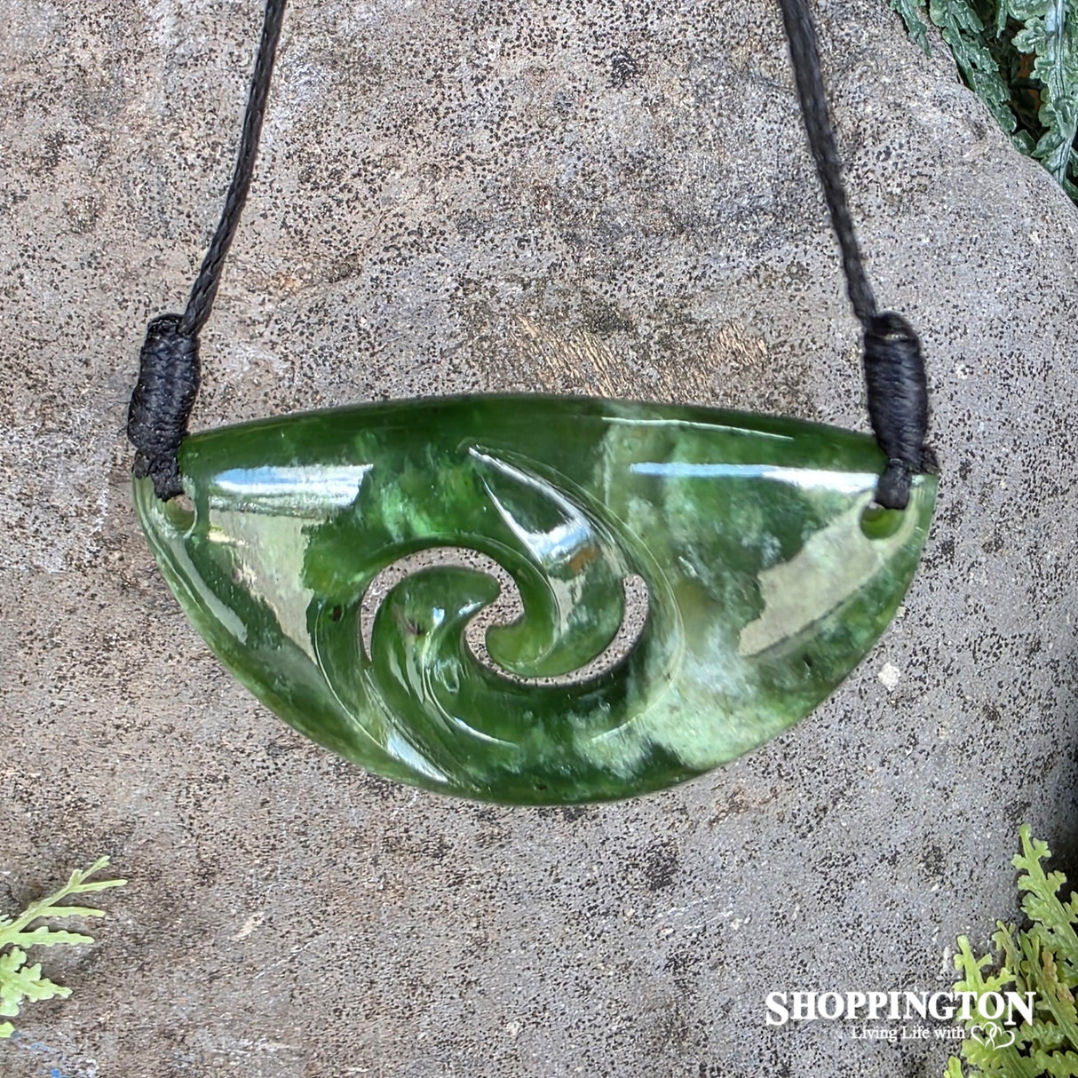 Double Koru Mini Breast Plate