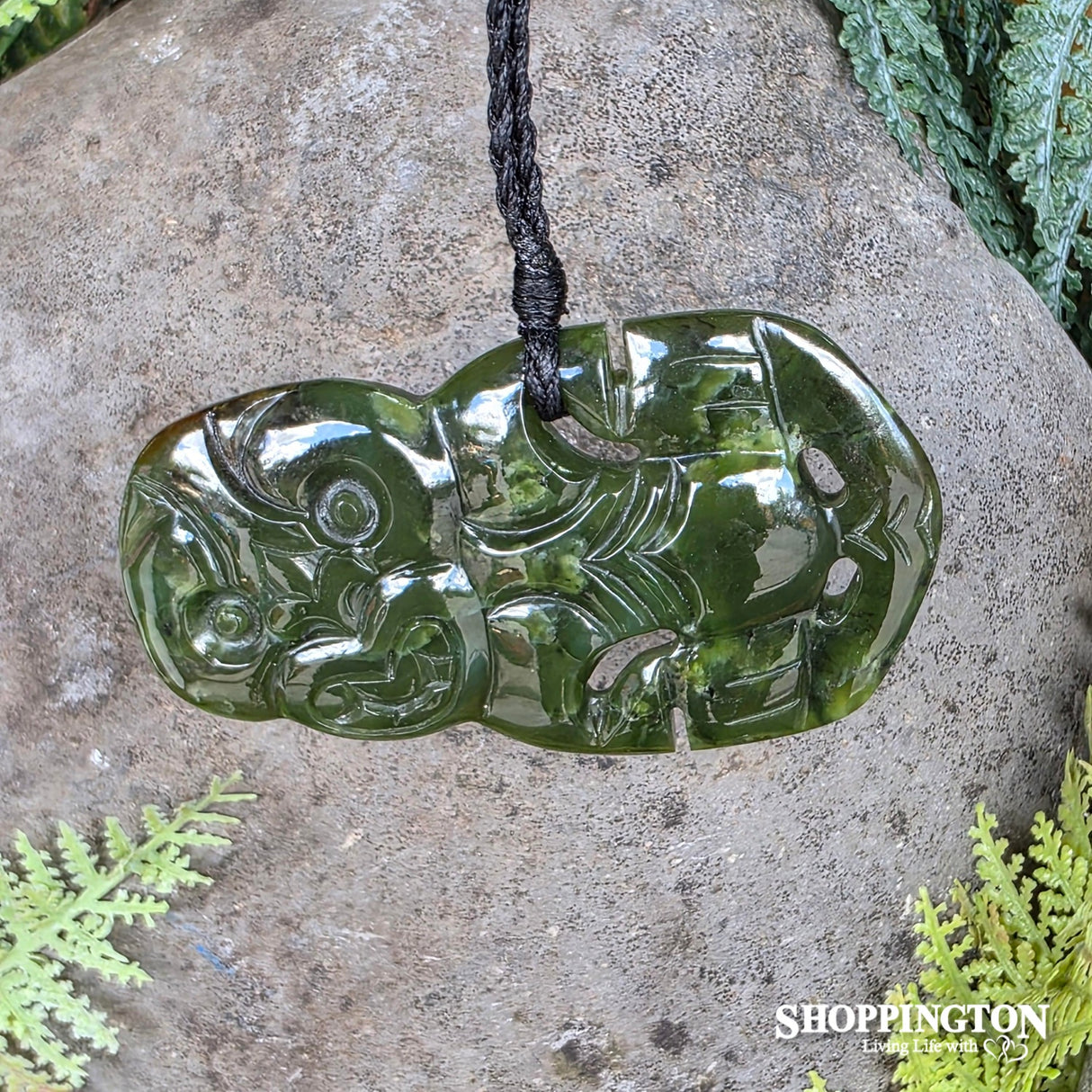 Pounamu Side Hung Tiki