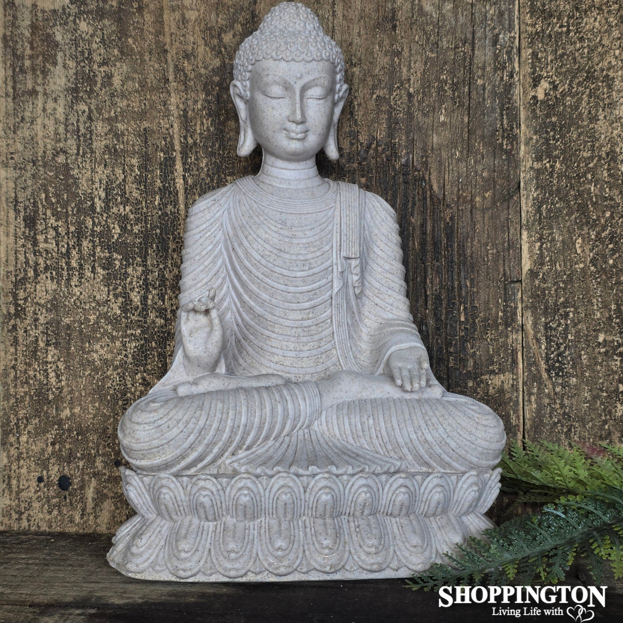 Meditating Cream Buddha