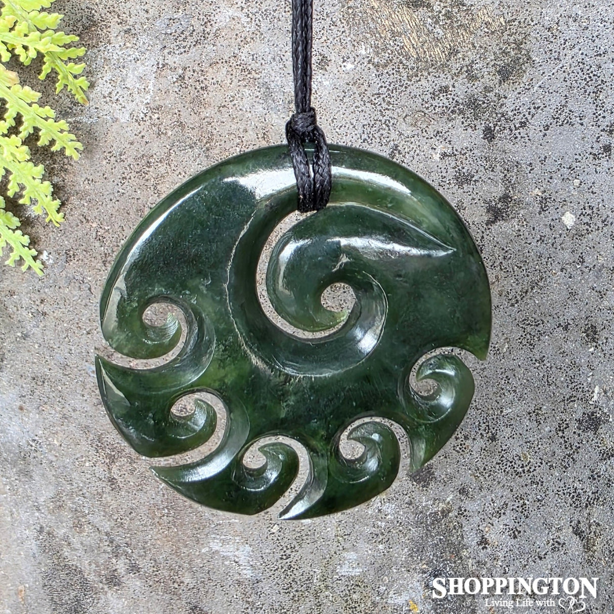 Pounamu 6 Koru Disc