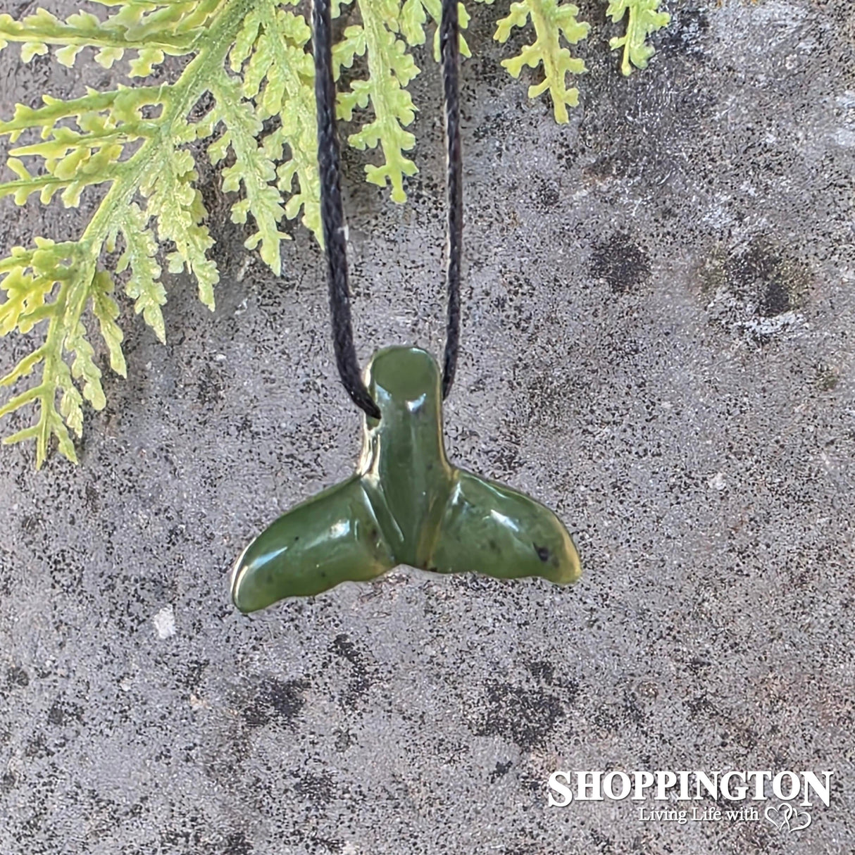 Pounamu - Pepe Whale Tail 20mm