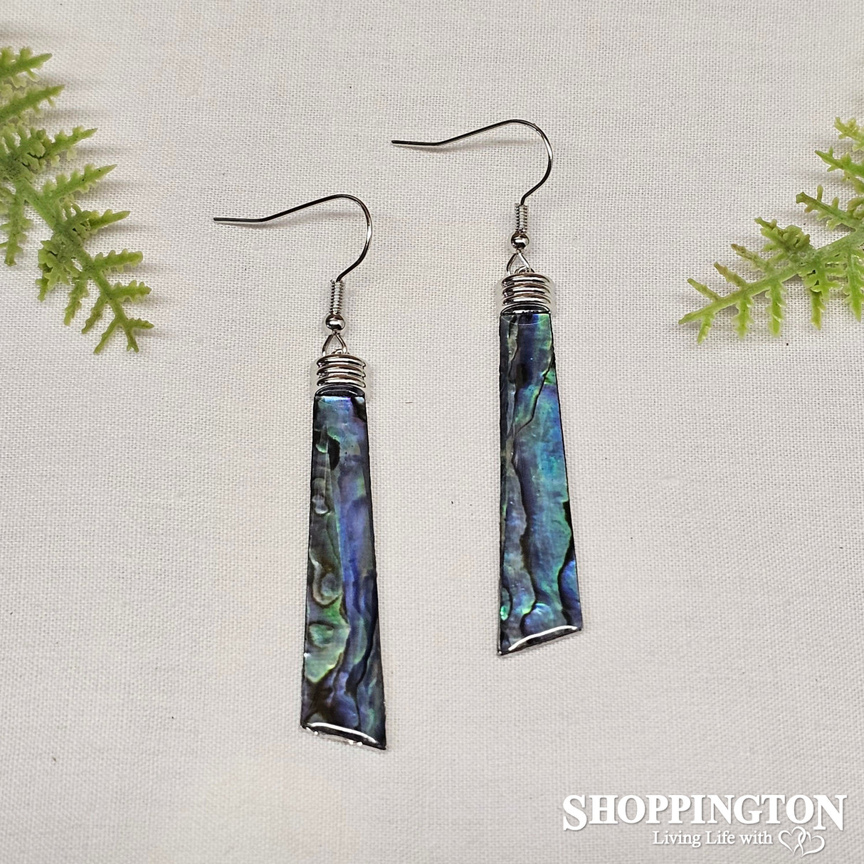 Earrings - Paua Toki