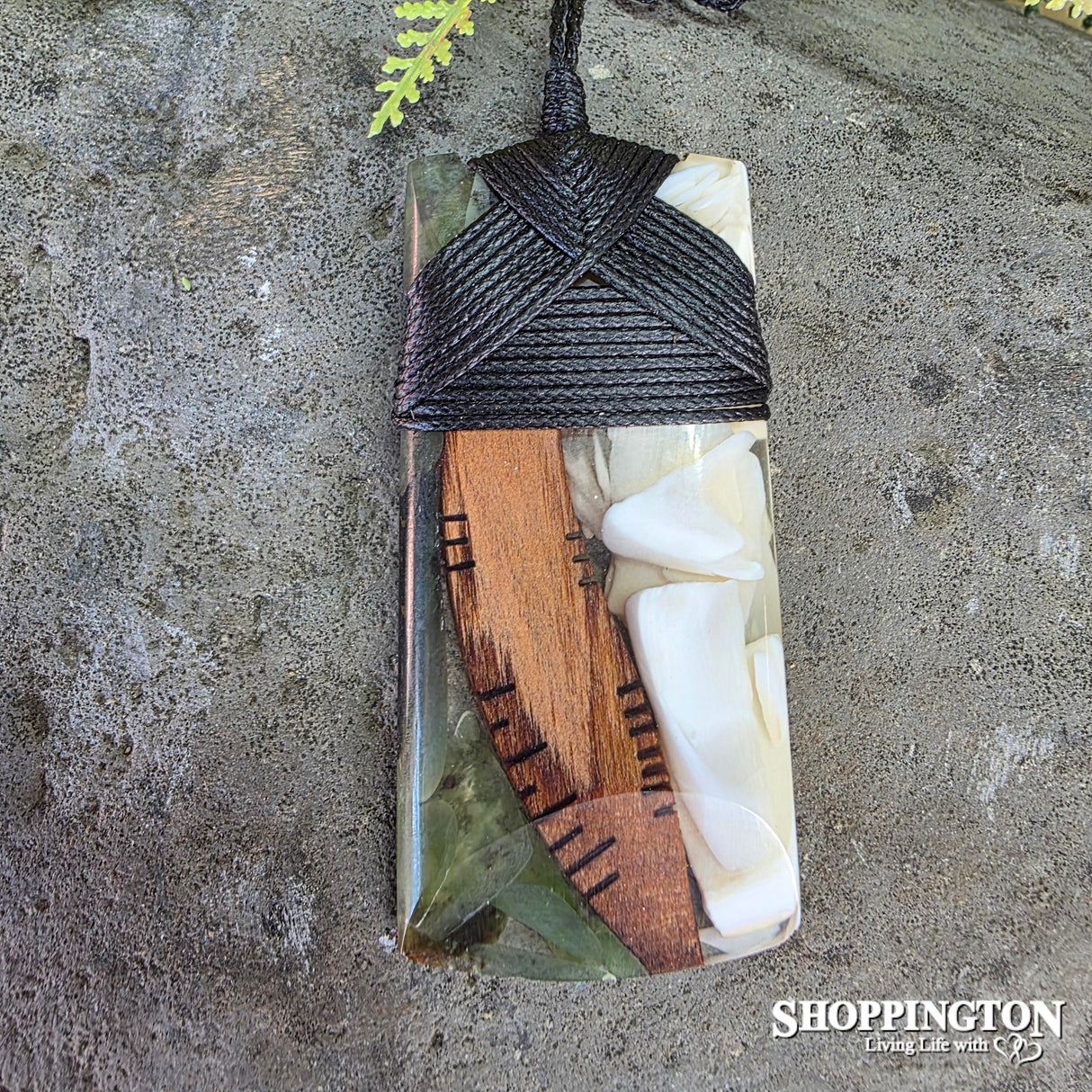 NZ Made Jewellery - Pounamu, Pipi Shell & Rimu Toki