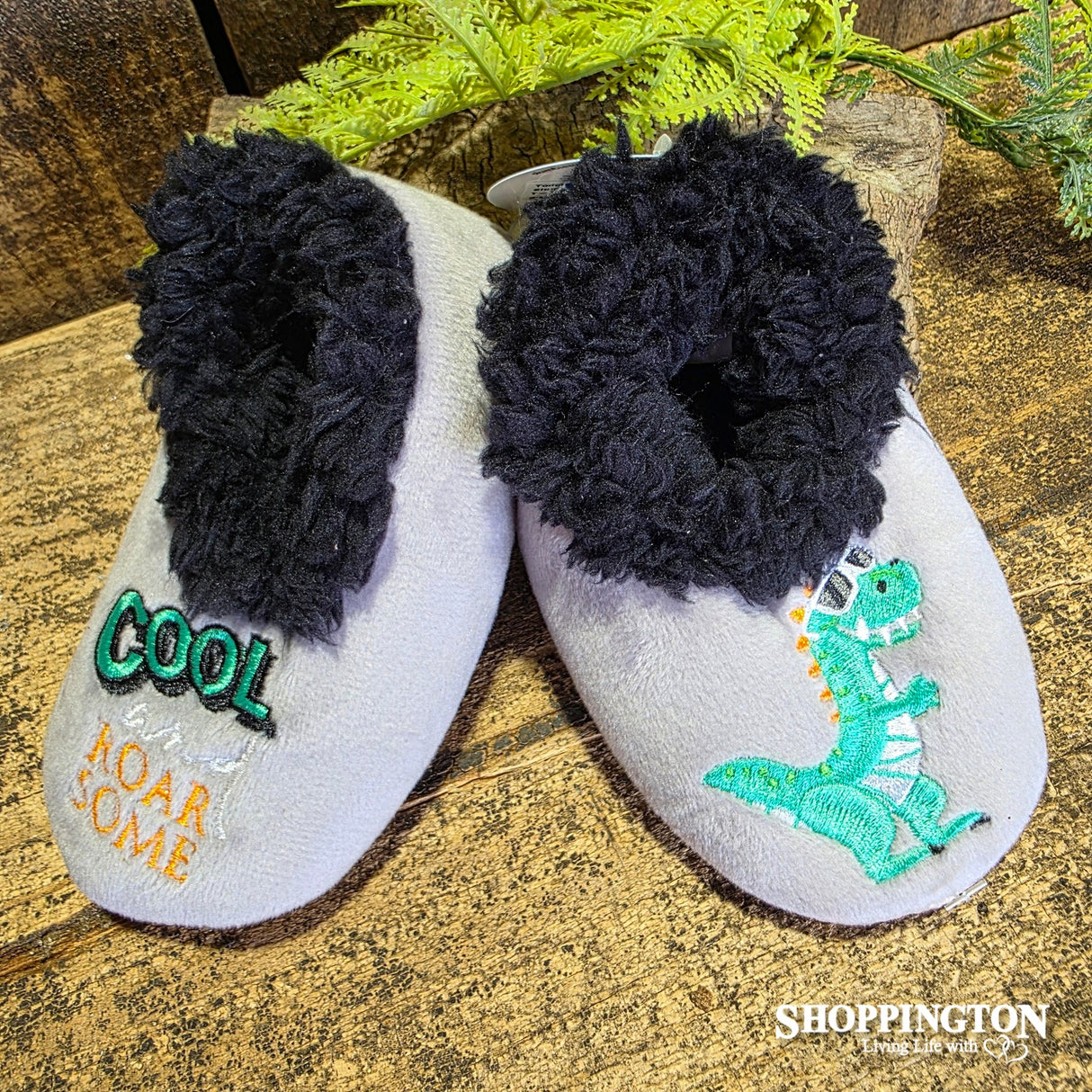 Toddler Slippers Slumbies - Dinosaur T-Rex