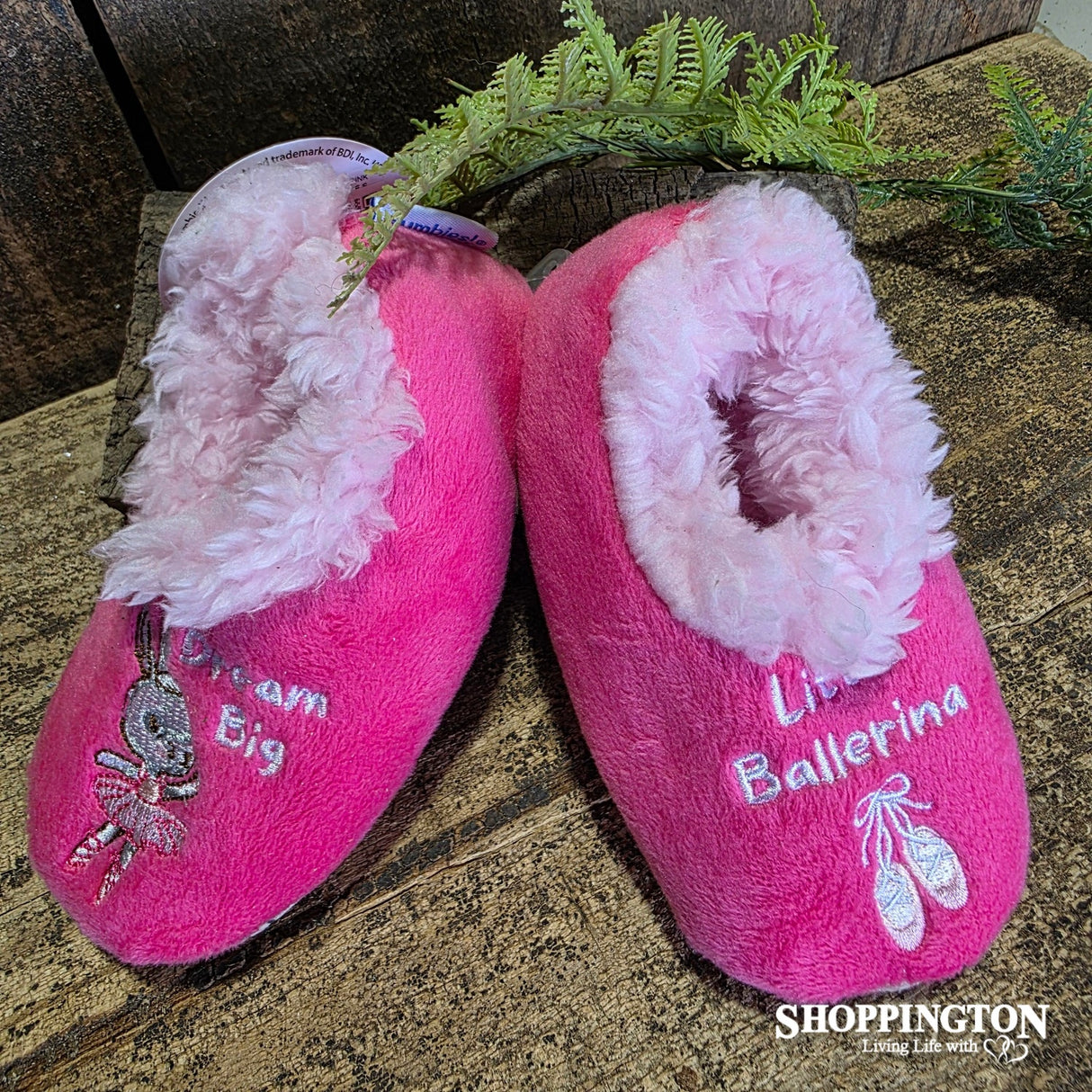 Toddler Slippers Slumbies - Ballerina Bunny