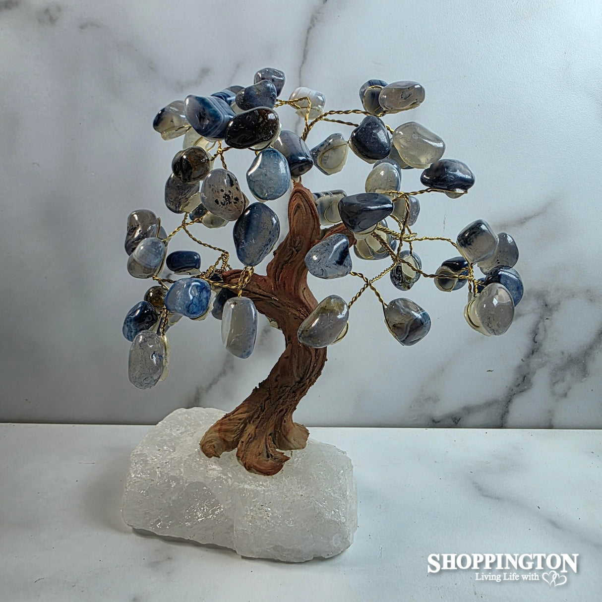 Crystal Gemstone Tree - Lapis 18cm