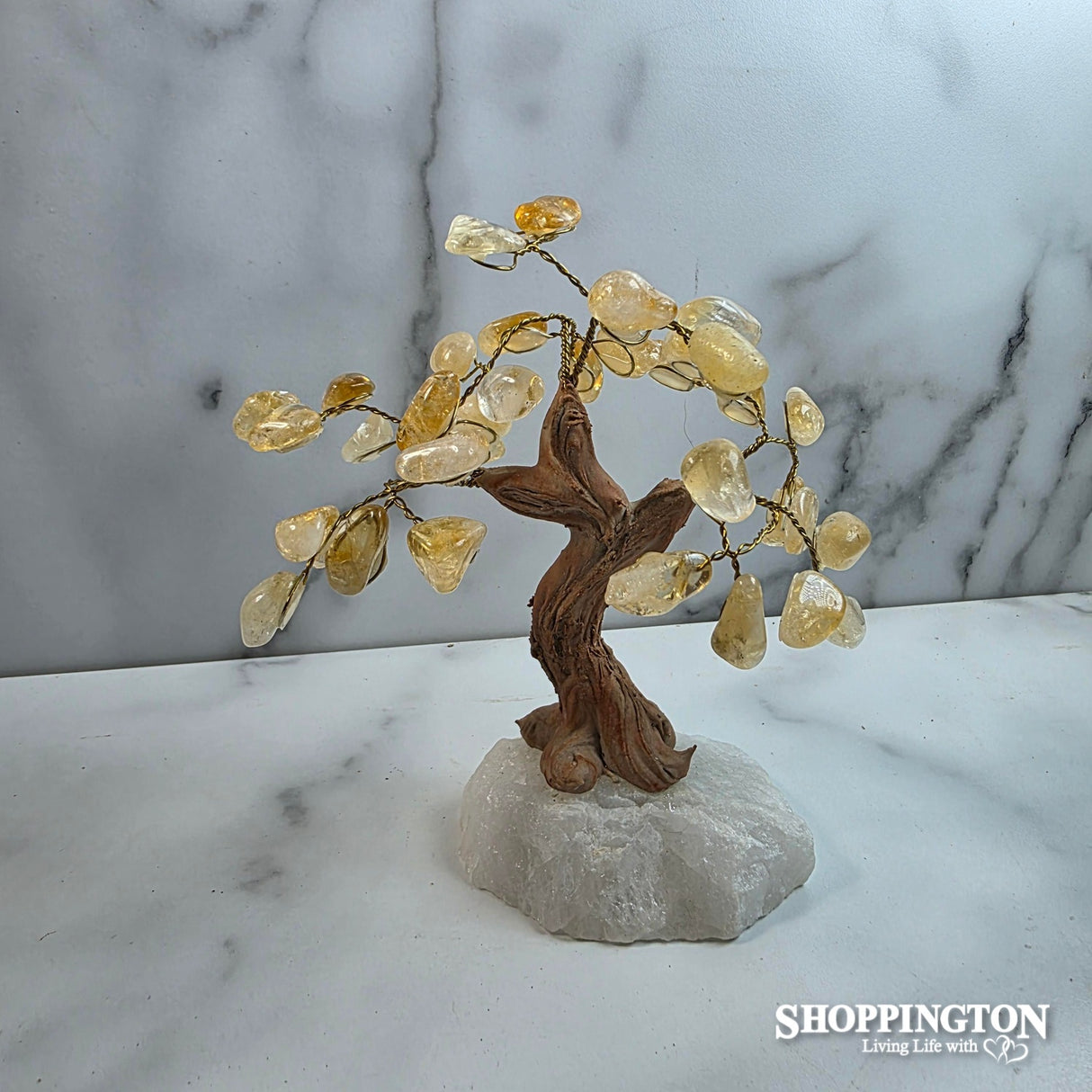 Crystal Gemstone Tree - Citrine